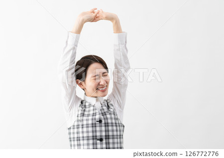 Young woman in office uniform Business image Young woman in office uniform Business image 126772776