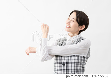 Young woman in office uniform Business image Young woman in office uniform Business image 126772782
