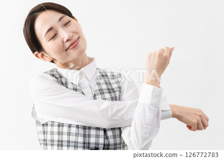 Young woman in office uniform Business image Young woman in office uniform Business image 126772783