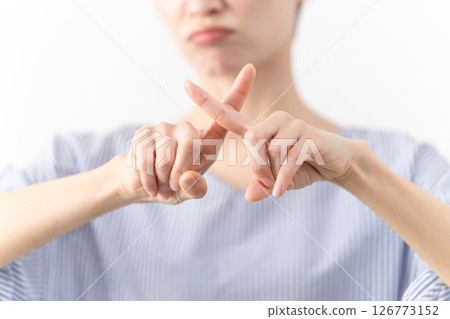 Woman in casual clothes lifestyle image Woman in casual clothes lifestyle image 126773152