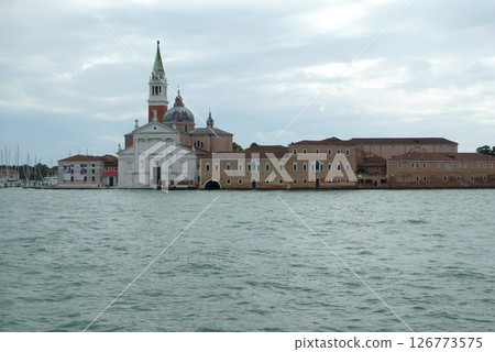 St. Mark's Basilica seen from the Grand Canal in Venice 126773575