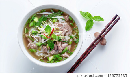 A bow of delicious traditional Pho - Vietnamese food A bow of delicious traditional Pho - Vietnamese food 126773585