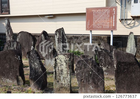 Tamana City: Ancient pagodas and stone Buddhas at the site of Hojojuji Temple 126773637