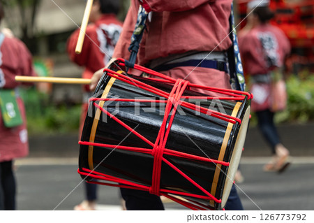 Sendai Aoba Festival Sparrow Dance Big Nagashi Noisei Taiko 126773792