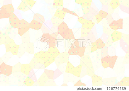 橙黃色流行圓點可愛背景插圖明亮的秋季設計 126774389