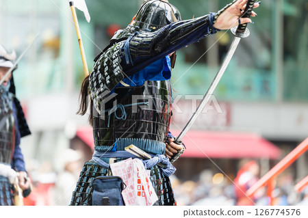 Sendai Aoba Festival Period Picture Scroll Warrior Corps Parade 126774576