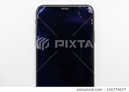 智能手機屏幕壞了 智能手機屏幕壞了 126774677