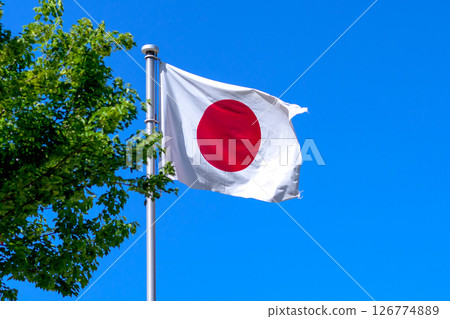 隨著時間的流逝，日本國旗開始出現磨損的跡象。系統破損、矛盾重重、不足之處。 126774889