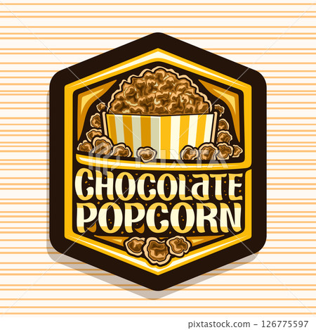 Vector logo for Chocolate Popcorn 126775597