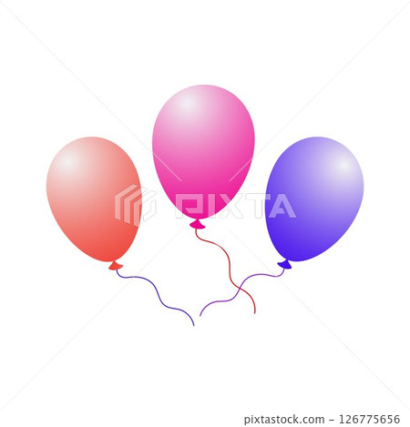 balloon, colorful, vector 126775656