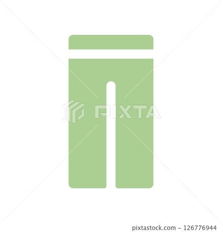 Simple trousers icon illustration 126776944