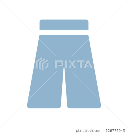 Wide pants icon illustration 126776945