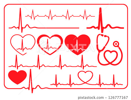 heart, icon, vector 126777167