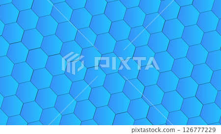 Blue polygonal background 126777229