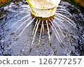 A small fountain 126777257