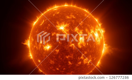 The source of life in the universe, the heat and light of the sun, its powerful energy 126777286