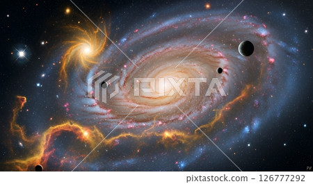 The magnificent cosmic vortex, the mystery of the spiral galaxy that holds planets The magnificent cosmic vortex, the mystery of the spiral galaxy that holds planets 126777292