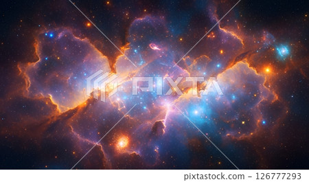 Magnificent nebulae, fantastic sights of gas and dust in deep space 126777293