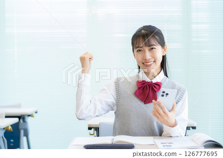 High school girls studying at school. Photo courtesy of Denpa Gakuen Tokyo Electronics College. High school girls studying at school. Photo courtesy of Denpa Gakuen Tokyo Electronics College. 126777695