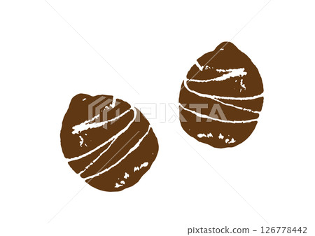 復古手繪蔬菜插圖。芋頭 復古手繪蔬菜插圖。芋頭 126778442