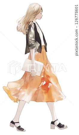 Woman in casual outfit 126778601