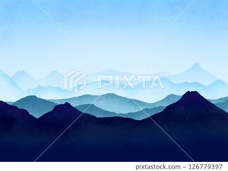 山脈插圖 126779397