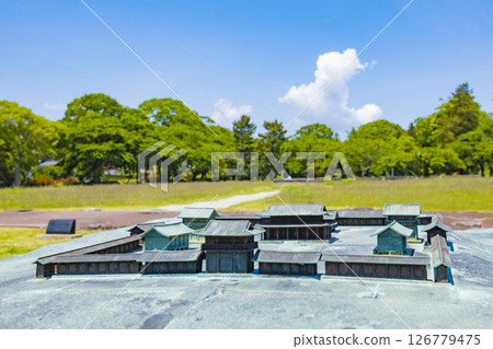 National Treasure Taga Castle Monument Spring Taga Castle Historic Site Taga Castle South Gate 126779475