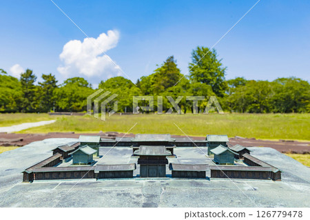 National Treasure Taga Castle Monument Spring Taga Castle Historic Site Taga Castle South Gate National Treasure Taga Castle Monument Spring Taga Castle Historic Site Taga Castle South Gate 126779478