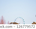 摩天輪與櫻花的風景 126779572