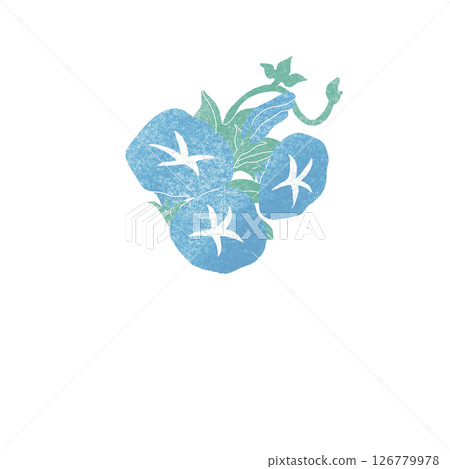 Blue morning glory square part 02 126779978