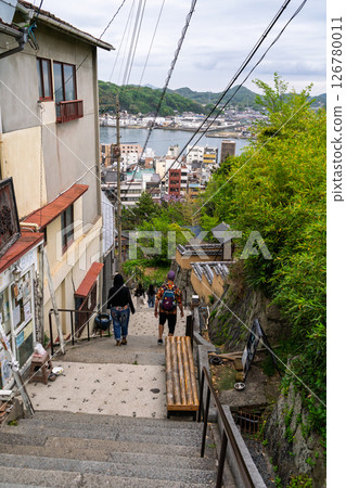 <Hiroshima Prefecture> Onomichi, a hilly town <Hiroshima Prefecture> Onomichi, a hilly town 126780011