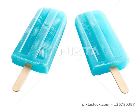 Image of summer, chilled popsicles 126780397