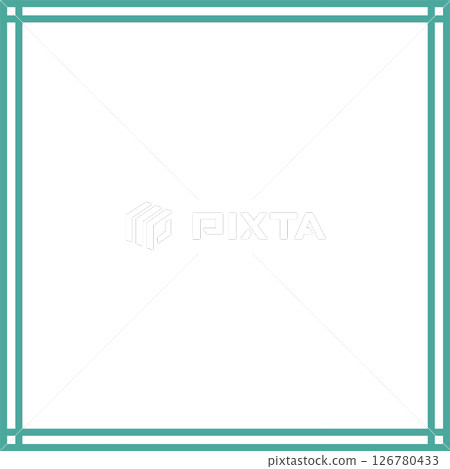 方形框架 - 散發力量與冷靜的顏色 - 青竹色(日本傳統顏色) - 1:1 方形框架 - 散發力量與冷靜的顏色 - 青竹色(日本傳統顏色) - 1:1 126780433