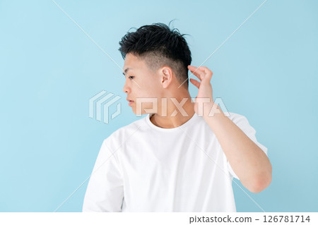Young men's hair care Young men's hair care 126781714