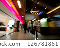 Photos taken with slow shutter speed in the mall 126781861