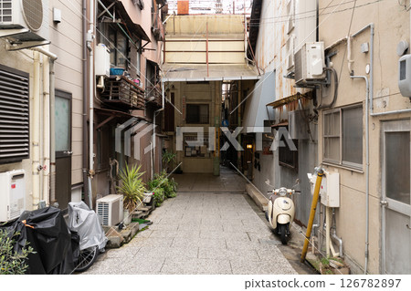 <Hiroshima Prefecture> Scenery of the back alleys of Onomichi 126782897