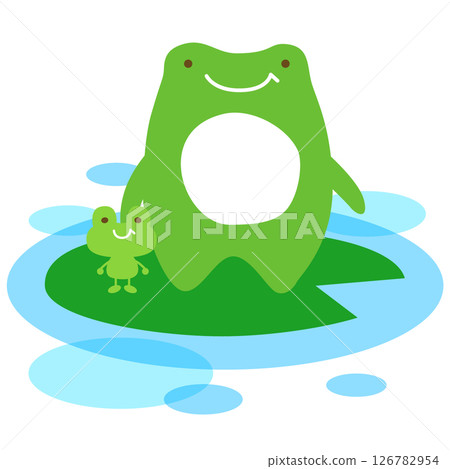 父子蛙騎蓮花 父子蛙騎蓮花 126782954