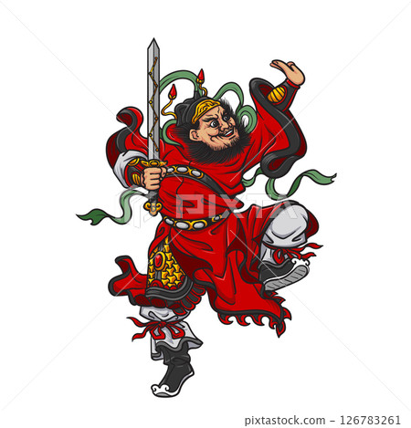 Zhong Kui Drawing Vector 2 Zhong Kui Drawing Vector 2 126783261