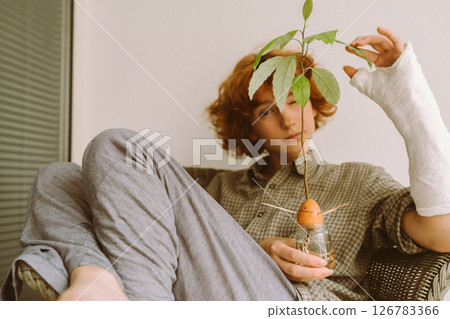 Hobby home gardening for teenager, Home gardening, love of houseplants, freelance. 126783366