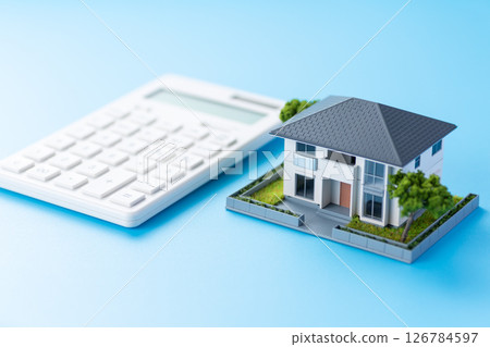 House and calculator 126784597