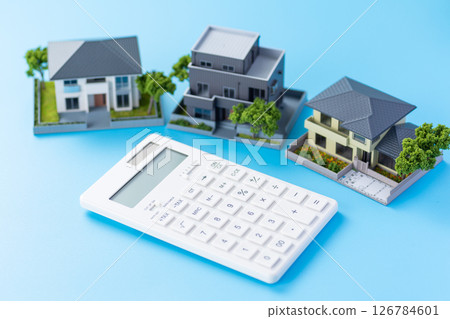 House and calculator 126784601