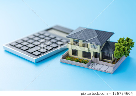 House and calculator House and calculator 126784604
