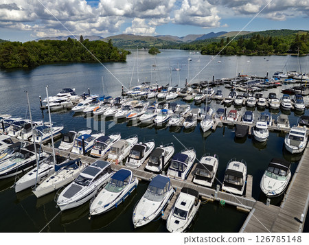 Lake Windermere in the Lake District - Cumbria in northwest England 126785148