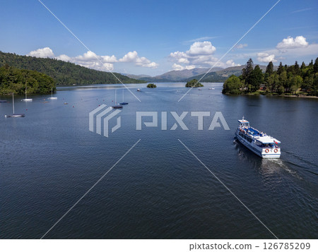 Lake Windermere in the Lake District - Cumbria in northwest England 126785209