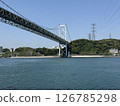 Kanmon Ohashi在Kanmon海峽 126785298