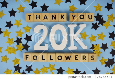 Thank You 20000, 20K Followers congratulation and celebration social media subscribers and followers Thank You 20000, 20K Followers congratulation and celebration social media subscribers and followers 126785324