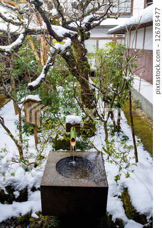 京都三千院雪景與清水 京都三千院雪景與清水 126785477