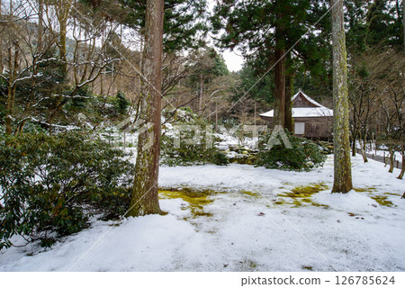 Snow scene of Kyoto Ohara Sanzenin 126785624