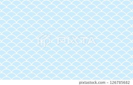 A refreshing light blue scale pattern with upward white lines 126785682