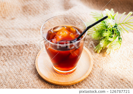 夏日一杯冰咖啡 126787721